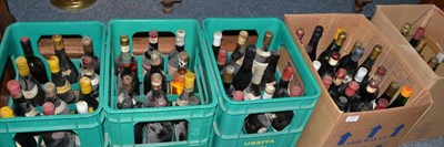 Lot 474 - A collection of approximately 70 bottles of assorted world wine and spirits (viewing essential)