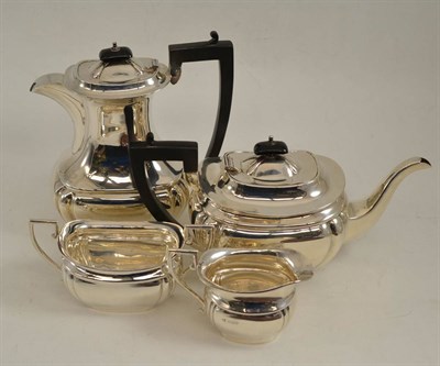 Lot 486 - Silver four piece tea service, Sheffield Assay 1934