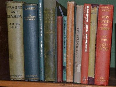 Lot 541 - A collection of fourteen books on the sport of beagling