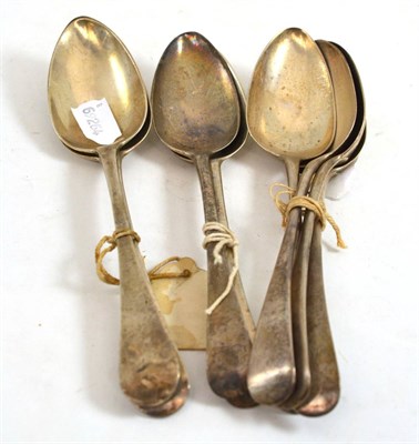 Lot 612 - Eight Old English pattern tablespoons