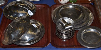 Lot 664 - Keswick School, three Firth Staybrite tureens and covers, seven sundae dishes/small bowls, two...