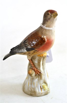 Lot 677 - A Meissen figure of a bird, 13cm high