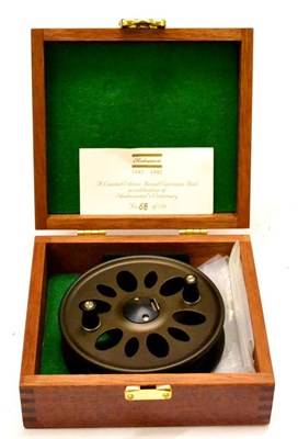 Lot 1058 - A Shakespeare 4 1/2inch Alloy Centenary Aerial Centrepin Reel, limited edition number 68/250,...