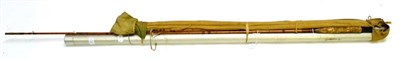 Lot 1082 - Four Split Cane Fly Rods, comprising a Hardy 3pce 'Gold Medal' rod, a 2pce Vesta 'Elasticane',...