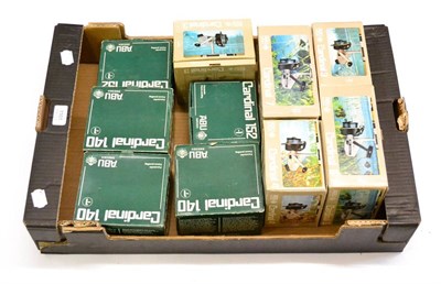 Lot 1101 - Ten Boxed Abu Cardinal Spinning Reels, numbers 3, 3, 4, 6, 7, 3 x 140 and 2 x 152 (as new)