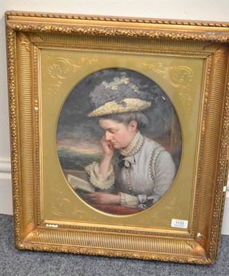 Lot 1133 - British School (19th century) A head and shoulders portrait of Lady Albreda Mary...