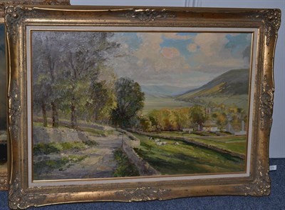 Lot 1213 - Gordon Clifford Barlow (1913-2005) ";Park Rash Kettlewell, Wharfedale";, signed oil on canvas, 49cm