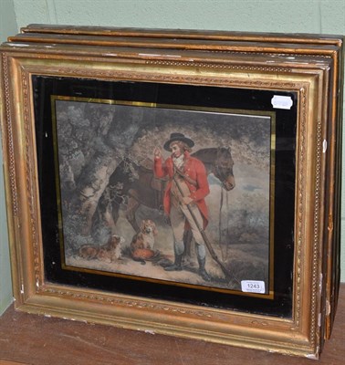 Lot 1243 - British School (Late 18th/early 19th century) In the style of Ibbetson, A gentleman and his pointer