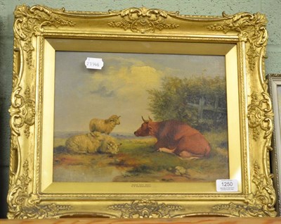 Lot 1250 - Thomas Francis Wainwright (1794-1883) ";Noonday Rest";, signed, oil on board, 22cm by 29.5cm