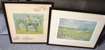 Lot 1306 - After Charles Johnson Payne (Snaffles)  ";A Bona Fide Fox Chaser";, signed in pencil with the...