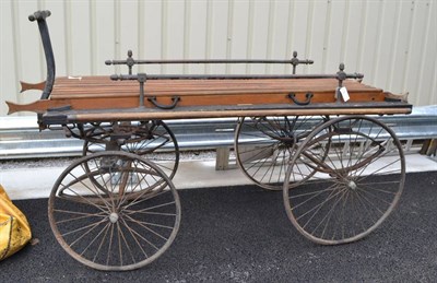 Lot 1324 - Late Victorian bier ambulance by Kitchings of Knaresborough Provenance: Owned by St Mary's...