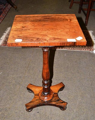 Lot 1431 - Rosewood tripod table