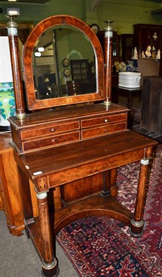 Lot 1432 - Empire mahogany dressing table