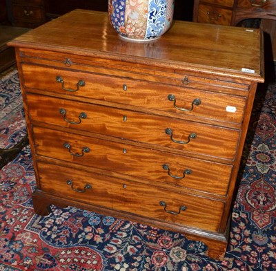 Lot 1444 - George III period bachelor's chest, circa 1780, with brushing slide