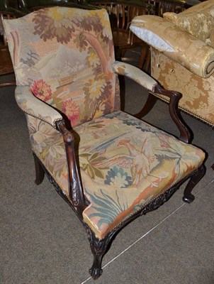 Lot 1473 - Gainsborough style library armchair