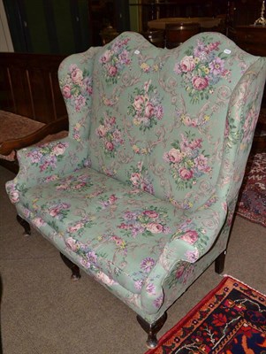 Lot 1480 - Late 19th/early 20th century wingback sofa