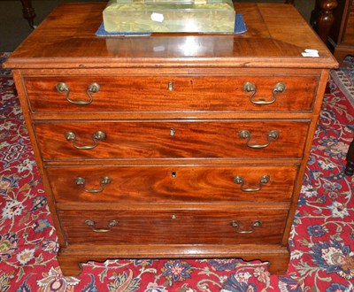 Lot 1483 - George II period mahogany chest circa 1750