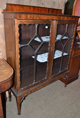 Lot 1513 - An early 20th century Chippendale revival mahogany display cabinet