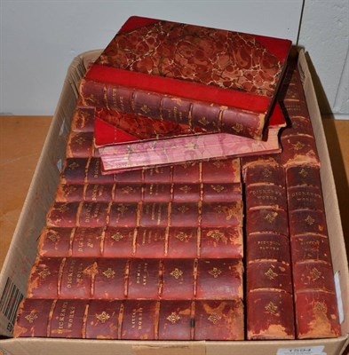 Lot 1594 - Charles Dickens, The Works of Chapman and Hall, 1894, seventeen volumes, half calf