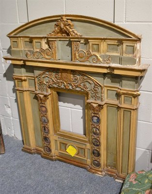 Lot 1629 - 19th century Spanish tabernacle front in grey and gold Provenance: Elliott & Snowden £1080