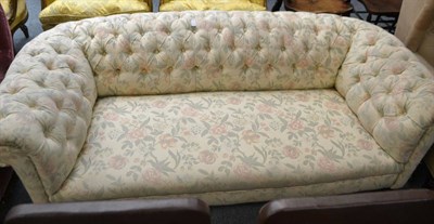 Lot 1696 - A Victorian Chesterfield settee