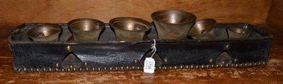 Lot 1728 - A set of 19th century graduated carriage bells, dated 1838