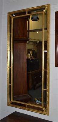 Lot 1738 - Regency-style rectangular gilt mirror