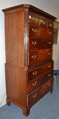 Lot 1812 - Mahogany chest on chest