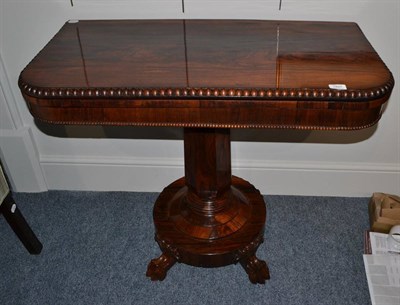 Lot 1827 - William IV rosewood table in the manner of Gillows