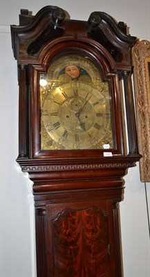 Lot 1838 - A mahogany eight day longcase clock, signed Thomas Williams, Preston, circa 1770, swan neck...