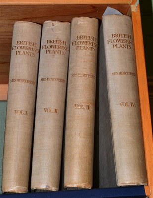 Lot 87 - Boulger (Prof) & Perrin (Mrs Henry), British Flowering Plants, 1914, four volumes, 4to., colour...