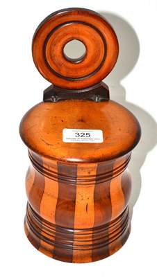 Lot 325 - Scottish treen salt box