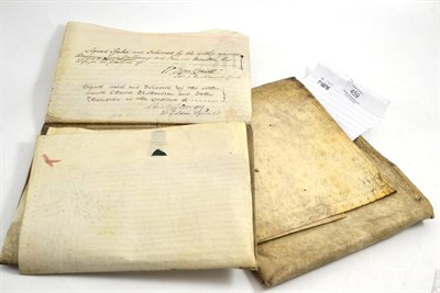 Lot 459 - Two indentures relating to Benjamin Lewis Vulliamy