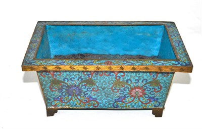 Lot 497 - A 19th century cloisonne planter