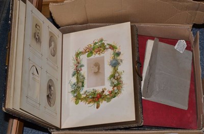 Lot 556 - Seven albums of 19th century and later photographs and postcards