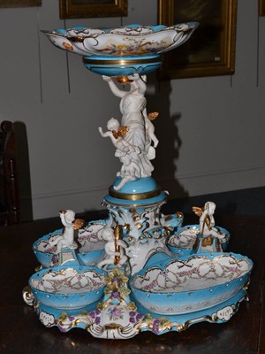 Lot 697 - A Sevres style centrepiece