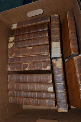 Lot 750 - A quantity of leather bound Shakespeare volumes, three dictionaries and a reference bible (qty)