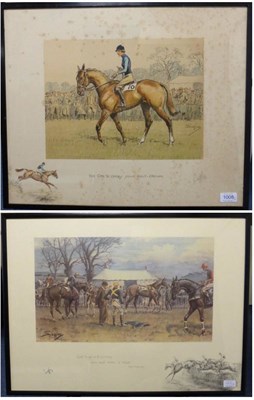 Lot 1008 - After Charles Johnson Payne ";Snaffles"; (1884-1967) ";The One to carry your half Crown";,...