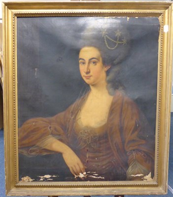 Lot 1030 - Attributed to G Chalmers (18th/19th century) A portrait of Elizabeth Collings, half length...