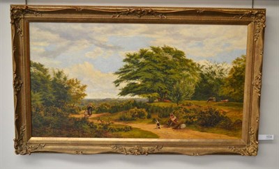 Lot 1034 - F M Trappes (Later 19th century) ";At High Beech";, monogrammed and dated, signed inscribed and...