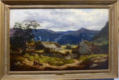 Lot 1036 - Thomas J Banks (ex.1816-1880) ";Nr Braemar, Aberdeenshire";, monogrammed, oil on canvas, 56cm...