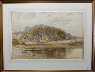 Lot 1040 - William Woodhouse (1857-1937) ";Heysham";, signed, watercolour, 35.5cm by 54cm