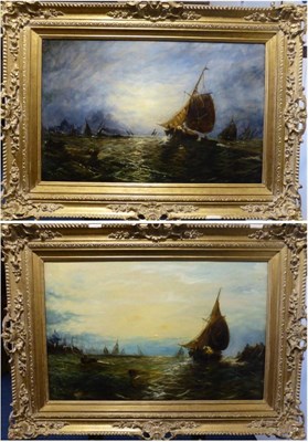 Lot 1045 - British School, In the Style of J.M.W. Turner (19th Century) Shipping by moonlight,...