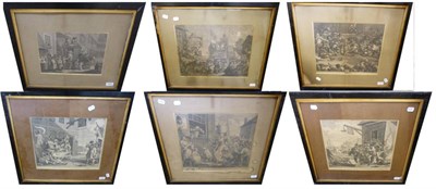 Lot 1100 - By or After William Hogarth (1697-1764) ";France"; Plate I, a black and white engraving,...