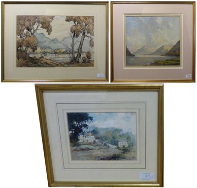 Lot 1109 - Robert Leslie Howey (1900-1981) ";Ullswater";, signed and inscribed in pencil to the mount, pastel