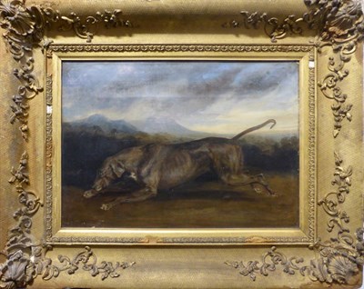 Lot 1118 - Circle of Ramsay Richard Reingale RA (1775-1862) A hound on the scent before an exotic...