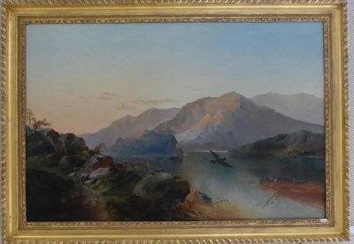 Lot 1139 - Circle of Joseph Horlor (1809-1887) Landscape, oil on canvas, 61 by 91cm