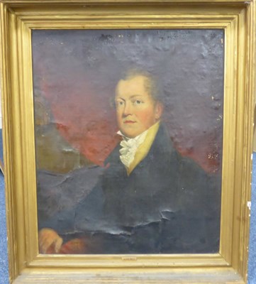 Lot 1143 - M * Bayner (Late18th/early 19th century) Follower of Sir Thomas Lawrence, A head and shoulders...