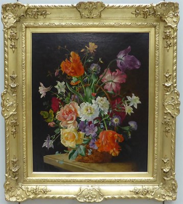 Lot 1167 - Albert Williams (1874-1955), ";Natures Glory";, signed, oil on canvas, 59cm by 49cm  Provenance: JC