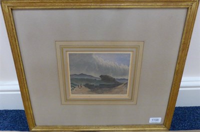 Lot 1198 - Attributed to David Cox (early 19th century) ";The Lizard Rock, Denbighshire";, signed,...